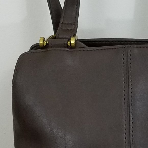 LIZ CLAIBORNE Deep Brown Purse / Shoulder Bag - Picture 3 of 7